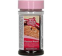 FunCakes Pâte Aromatisante Spéculoos : arômes alimentaires, bon goût, parfait pour la décoration de gâteaux, convient pour la pâte et les garnitures. 100g.