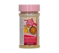 FunCakes Pâte Aromatisante Zeste de Citron: Arômes alimentaires, bon goût, parfait pour la décoration de gâteaux, convient pour la pâte et les garnitures. 100 g.