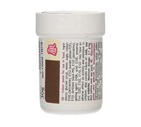 FunCakes Pâte Colorante Alimentaire Brun Foncé: Colorante Alimentaire Concentrée pour Colorer Pâtes (à sucre, d'amande, modelage et fleurs) Halal et Casher. 30 grammes