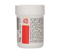 FunCakes Pâte Colorante Alimentaire Rouge; colorante alimentaire concentrée, crème, pâte à sucre, d'amande, à modeler et à fleurs. Halal et casher. 30 grammes