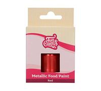 FunCakes Peinture Alimentaire Métallique Rouge, 30 ml, 1 Unité