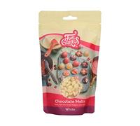 FunCakes Pistoles Chocolat Blanc: Faire fondre du chocolat pour faire des bonbons sucrés, des drips, du glaçage, des drizzles. Fonte acile au micro-ondes ou au bain-marie, halal. 350g.