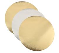 FunCakes Plateaux à Gâteau - Argent/Or - Rond- 35 cm Pk/3