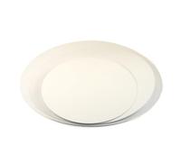 FunCakes Plateaux à Gâteau Rond Résistant à la Graisse 20 cm : Carte Gâteau Rond Graisse, À Utiliser Sous Le Gâteau ou Stabilisateur Pour Gâteaux Étagés, 5 pièces.