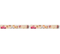 FunCakes Ready Rolled Sugar Paste Disc Almond: Saveur d’Amande Délicate, Déjà Roulé, Facile à Utiliser, Idéal pour Décorer les Gâteaux, 430 g (Lot de 2)