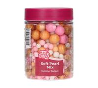 FunCakes Soft Pearls, Perles de Sucre Tendres, Summer Sunset, 80 g