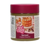 FunCakes Spread Creamy Pistachio 35%: Douce, Crémeuse et Polyvalente - Parfaite pour Gâteaux, Cupcakes, Biscuits, Croissants, Macarons, Crêpes, Chocolat et Glaces - 250g