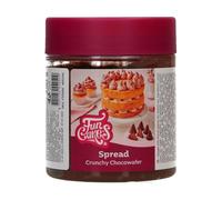 FunCakes Spread Crunchy Chocowafer: Pâte à tartiner gaufrettes au chocolat croustillantes, Parfaite pour superposer dans les gâteaux, à étaler sur ou à l’intérieur de cupcakes cuits - 250g