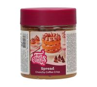 FunCakes Spread Crunchy Coffee Crisp: Douce, Crémeuse et Polyvalente - Parfaite pour Gâteaux, Cupcakes, Biscuits, Croissants, Macarons, Crêpes, Chocolat et Glaces - 250g