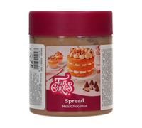 FunCakes Spread Crunchy Milk Coconut: Pâte à tartiner choconut au lait, Parfaite pour superposer dans les gâteaux, à étaler sur ou à l’intérieur de cupcakes cuits - 250g