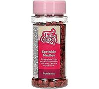 FunCakes Sprinklel Medley, Vermicelles en Sucre, Bordeaux, 50 g