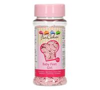 FunCakes Sprinkles Petits Pieds Fille Très Bon Goût Décoration de Gâteaux Cupcake 80 g