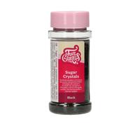 FunCakes Sugar Crystals, Vermicelles en Sucre, Black, 80 g