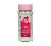 FunCakes Sugar Crystals, Vermicelles en Sucre, White, 80 g