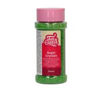 FunCakes Sugar Crystals -Vert-: Saupoudrage pour gâteaux, excellent goût, parfait pour la décoration de gâteaux, saupoudrage pour cupcakes. 80 g.
