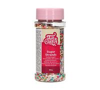 FunCakes Vermicelles de Sucre Mix: Sprinkles de gâteau, bon goût, parfait pour la décoration de gâteaux, Sprinkles Cupcake. 80 g.