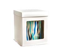 FunCakes Tall Cake Box 35,5 x 35,5 x 40,5 cm - Blanc: Boîte à gâteaux carrée, Couvercle séparé, Convient aux gâteaux décorés, 35,5x35,5x40,5 cm, 1 pièce