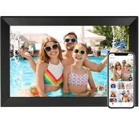 FUNCARE Cadre Photo Numérique WiFi 15,6 Pouces, Écran Tactile HD 1280x800 IPS avec 32Go de Stockage pour Partager Photos et Vidéos, Rotation Automatique, Support Multilingue, Montage Mural