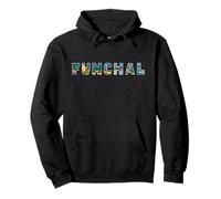Funchal City Madeira Portugal Art Souvenir Sweat à Capuche