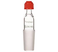 FunChem 1 adaptateur de thermomètre en verre pour appareil de distillation avec raccord intérieur 24/40 80 mm de hauteur