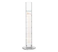 FunChem Éprouvette graduée en verre borosilicate de 50 ml avec bec verseur