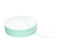 FunChem Set de Laboratoire de Verre de Montre 100mm Diamètre Extérieur, Covers de Bécher en Verre Courbé, Idéal pour Peser & Couvrir dans l'Utilisation de Laboratoire, 10Pcs