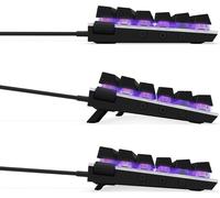 Function Mini Tkl Clavier Mécanique Gamer Pour Pc - Éclairant - Switches Rgb Linéaires - Switches Compatibles Mx - Switches Remplaçables À Chaud - Clavier Gamer Mecanique De (Qwertz) Blanc