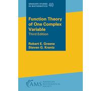 Function Theory of One Complex Variable