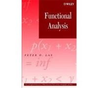 Functional Analysis Lax, Peter D. (Auteur)