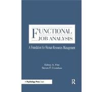 Functional Job Analysis by Steven F. Cronshaw Sidney A. Fine, Steven F. Cronshaw (Auteur)