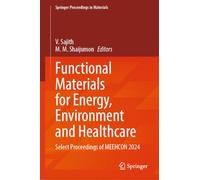 Matériaux fonctionnels pour énergie, environnement et santé – Actes MEEHCON 2024 – Springer Verlag