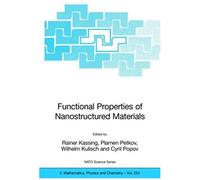 Functional Properties Of Nanostructured Materials