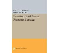 Functionals Of Finite Riemann Surfaces