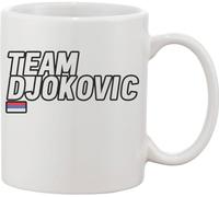 Functon+ Tasse en céramique blanche Team Tennis Player Serbie