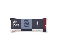 FUNDA DE ALMOHADA 100% ALGODÓN MODELO HOGWARTS CUADROS AZUL DE 50X80CM.