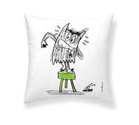 FUNDA DE COJÍN 100% ALGODÓN 50X50CM MODELO MIEDOS DE ANNA LLENAS EN CASTELLANO