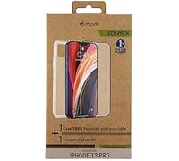 Funda - MUVIT FOR CHANGE - MCPAK0059 - Verre trempé - Compatible iPhone 13 Pro - Protection optimale