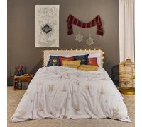 FUNDA NÓRDICA CON BOTONES HOGWARTS GOLD CHRISTMAS 180 (260X240 CM)