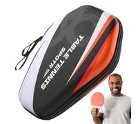 Funda para raqueta Tenis de mesa, fundas y bolsas para Tenis de mesa - Estuches para paletas de Gran capacidad Estuches para Tenis de mesa, Bolsa de almacenamiento de paleta organizadora de pon