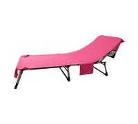 Funda para Silla de Playa Toalla Funda para Tumbona de Microfibre Funda para Silla de Salón de Playa avec Bolsillos para Tumbona, piscine housse de chaise de plage avec poches latérales, serviette