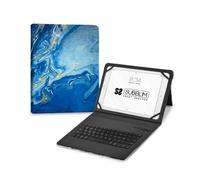 SUBBLIM FUNDA Tablet KEYTAB Pro BT Trendy MARMOL Azul