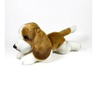 FUNDACIÓN BOCALAN - Peluche Basset Hound couché 25 cm - + 0 Mois (DeQube 939D00298)