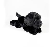 FUNDACIÓN BOCALAN - Peluche Labrador Noire allongée 25 cm - + 0 Mois (DeQube 939D00286)