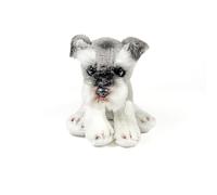 FUNDACIÓN BOCALAN - Peluche Schnauzer Assise 12 cm - + 0 Mois (DeQube 939D00257)