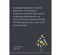 Fundamental Approaches To Software Engineering