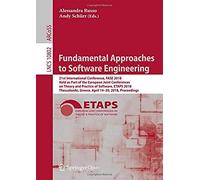 Fundamental Approaches To Software Engineering