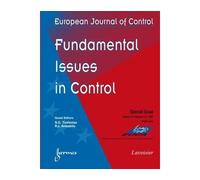 Fundamental issues in control european journal of control s - Spyros G. Tzafestas - Hermes Science Publications - broché - Livre
