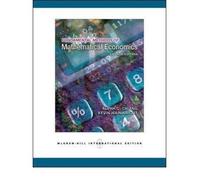 [Fundamental Methods of Mathematical Economics] [by: Alpha C. Chiang]