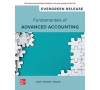 Fundamentals of Advanced Accounting: 2026 Release ISE