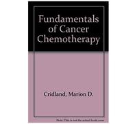 Fundamentals Of Cancer Chemotherapy